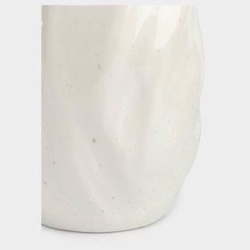 Ваза для цветов 24 см серо-белая в крапинку мятый эффект  Anna Lafarg Emily &quot;Barkhan&quot; / 385609