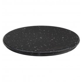 Подставка под горячее 19 см круглая темно- серая / 342901