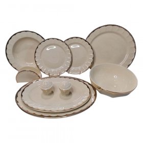 Столовый сервиз на 6 персон 30 предметов Lenardi "Империал /Золото /СК" (подарочная упаковка) / 359063