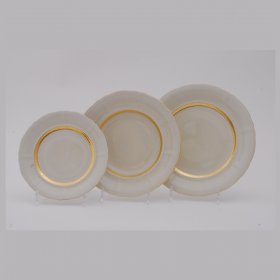 Набор тарелок 18 предметов (19, 23, 25 см)  Leander &quot;Соната /Золотая лента /СК&quot; / 085520