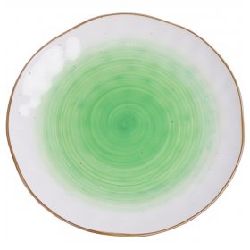 Тарелка 21 см 6 шт  P.L. Proff Cuisine &quot;The Sun&quot; зеленый (6шт.) / 321789