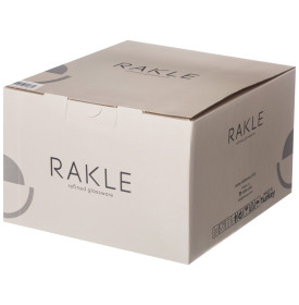 Стаканы для воды 380 мл 4 шт  Rakle &quot;Mat &amp; shiny /Blue+Grey&quot; / 328664