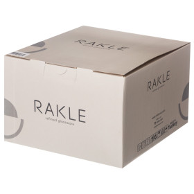 Стаканы для воды 380 мл 4 шт  Rakle &quot;Mat &amp; shiny /Blue+Grey&quot; / 328664