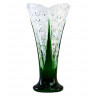 Ваза для цветов 25,5 см  Aurum Crystal "Бутон /Зелёный" / 152809