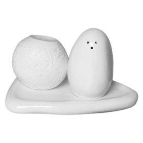 Набор для специй 3 предмета (солонка + перечница) на подставке  Villin`s &quot;Речная галька&quot; / 386270