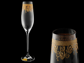 Бокалы для шампанского 210 мл 6 шт  Rona "Celebration /Ромашковый узор" / 089036