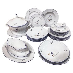Столовый сервиз на 6 персон 25 предметов  Thun &quot;Бернадотт /Гуси&quot; / 107561