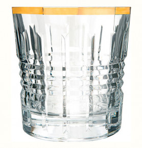Стакан для виски 320 мл 1 шт  Cristal d’Arques "RENDEZ-VOUS /Отводка золото" / 299720