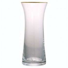 Ваза для цветов 25 см  Crystalex CZ s.r.o. &quot;Отводка платина&quot; / 030118