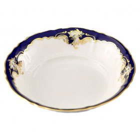Салатник 16 см  Leander "Соната /Золотой узор /Кобальт" / 158318