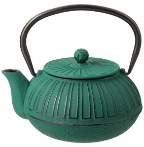 Заварочный чайник 600 мл чугунный /эмалированное покрытие внутри зелёный Lefard / 338286