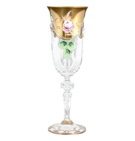 Бокалы для шампанского 150 мл 6 шт  Bohemia &quot;Кристина /Розовая нежность&quot; E-V / 097344