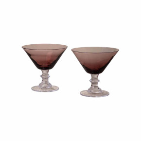 Бокалы для мартини 280 мл 2 шт  LEFARD "Mirage purple" / 343547