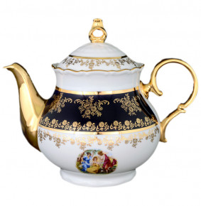 Заварочный чайник 1,2 л  Bohemia Porcelan Moritz Zdekauer 1810 s.r.o. "Офелия /Мадонна кобальт" / 078830