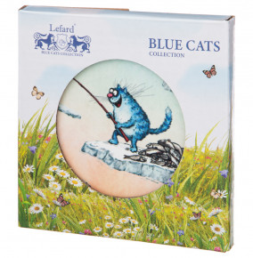 Подставка под горячее 10,3 см  LEFARD "Blue cats" / 225596