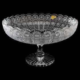 Конфетница 20,5 см н/н  Caesar Crystal Bohemia &quot;Хрусталь резной&quot; / 143390