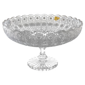 Конфетница 20,5 см н/н  Caesar Crystal Bohemia &quot;Хрусталь резной&quot; / 143390