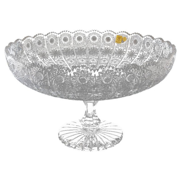 Конфетница 20,5 см н/н  Caesar Crystal Bohemia &quot;Хрусталь резной&quot; / 143390