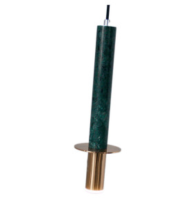 Подвесной светильник Cloyd CLARNET P1 / выс. 36 см - зелен.мрамор / 311845