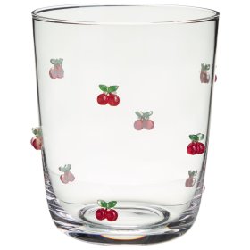 Графин для воды 890/330 мл с крышкой-стаканом &quot;Fruity cherry&quot; / 379608