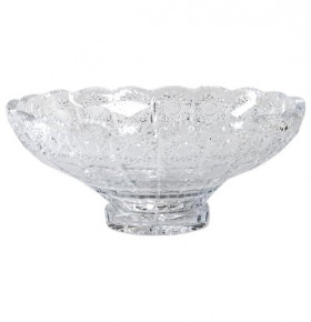 Ваза для фруктов 25,5 см  Aurum Crystal "Хрусталь резной" / 152650