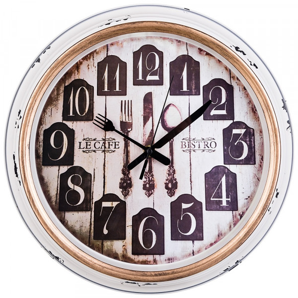 Часы настенные 36 см кварцевые  LEFARD &quot;КУХНЯ МИРА&quot; / 187953