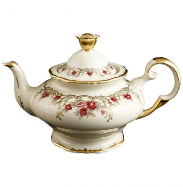 Заварочный чайник 1,2 л  Bohemia Porcelan Moritz Zdekauer 1810 s.r.o. &quot;Анжелика /Плетистая роза /СК&quot; / 094597