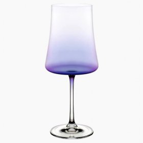 Бокалы для красного вина 560 мл 6 шт Crystalex CZ s.r.o. "Экстра /90397/Фиолетовые" / 279132