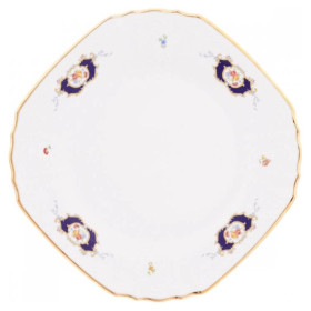 Набор тарелок 28 см 6 шт квадратные  Thun &quot;Бернадотт /Синеглазка&quot; / 211352