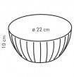 Миска 22 см желтая 2,5 л &quot;Tescoma /DELÍCIA&quot;  / 147322