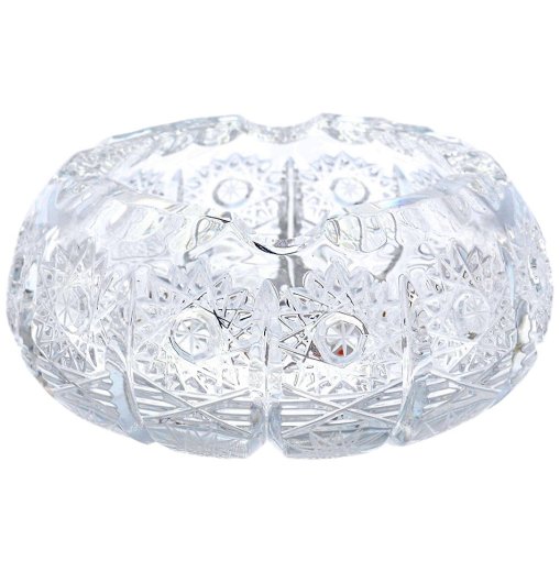 Пепельница 10 см "Glasspo /Хрусталь резной" / 039504 — 