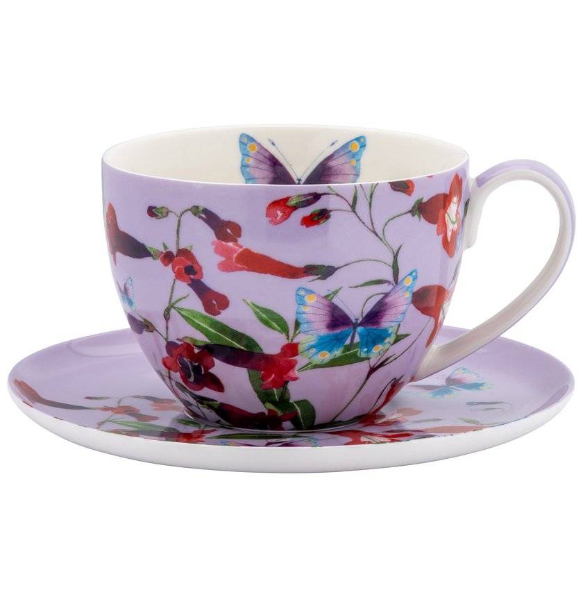 Чайная пара 400 мл  Maxwell &amp; Williams "Пенстемоны" (подарочная упаковка) / 336289