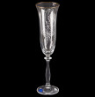 Бокал для шампанского 190 мл 1 шт  Crystalex CZ s.r.o. &quot;Анжела /Матовая роза&quot; / 146859