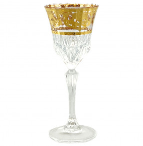 Бокалы для белого вина 150 мл 6 шт  UNION GLASS "Адажио /Золотой узор /D4" / 271297