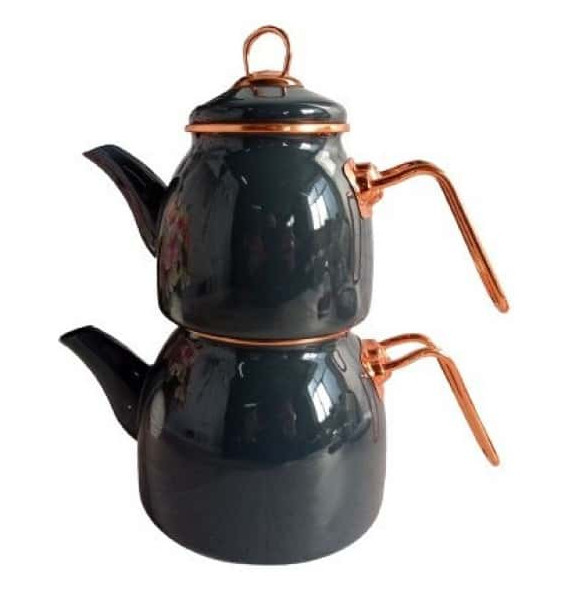 Набор чайников 2 предмета эмалированные (1 л, 2,1 л)  O.M.S. Collection &quot;ENAMEL COOKWARES&quot; / 295933