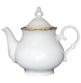 Заварочный чайник 500 мл  Bohemia Porcelan Moritz Zdekauer 1810 s.r.o. "Офелия /Золотая отводка" / 027486