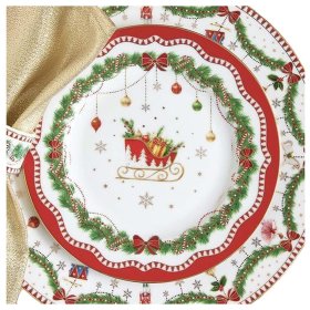 Тарелка 26,5 см &quot;Новогодняя гирлянда /Magie de Noel&quot; / 363026