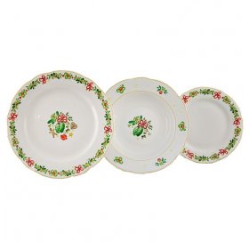 Набор тарелок 18 предметов (19, 23, 25 см)  Leander &quot;Мэри-Энн /Новый год&quot; / 157970