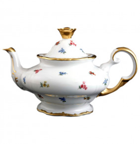Заварочный чайник 1,2 л  Bohemia Porcelan Moritz Zdekauer 1810 s.r.o. "Анжелика 811 /Мелкие цветы" / 071196