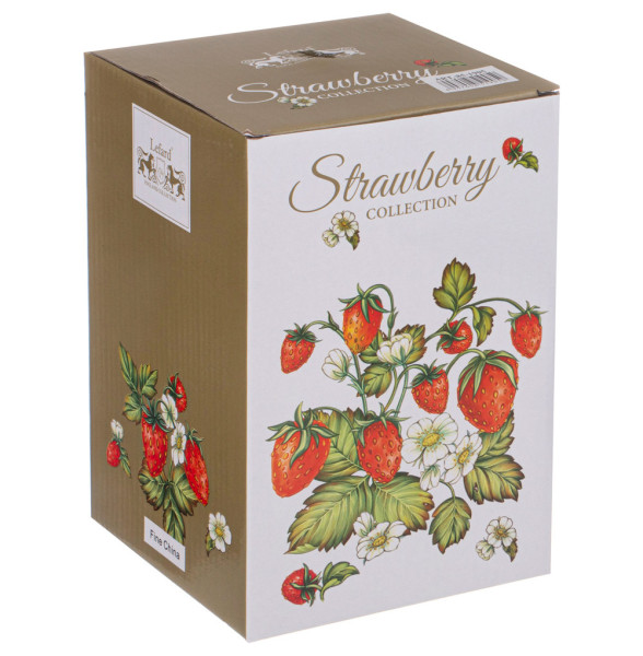 Банка для сыпучих продуктов 12 х 17,5 см н/н 800 мл  LEFARD &quot;Strawberry&quot; / 303173