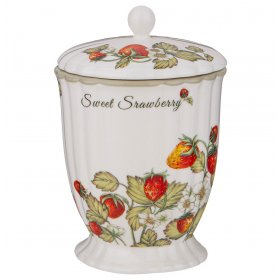 Банка для сыпучих продуктов 12 х 17,5 см н/н 800 мл  LEFARD "Strawberry" / 303173