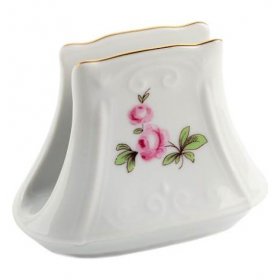 Салфетница 9 х 7 см  Cmielow "Камелия /Мейсенский букет" / 295092