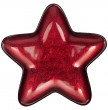 Блюдо 17 х 17 см Звезда  АКСАМ &quot;Star red shiny&quot; / 226070