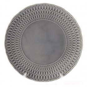 Набор тарелок 21 см 6 шт Cmielow "София /Серая глазурь" / 252679