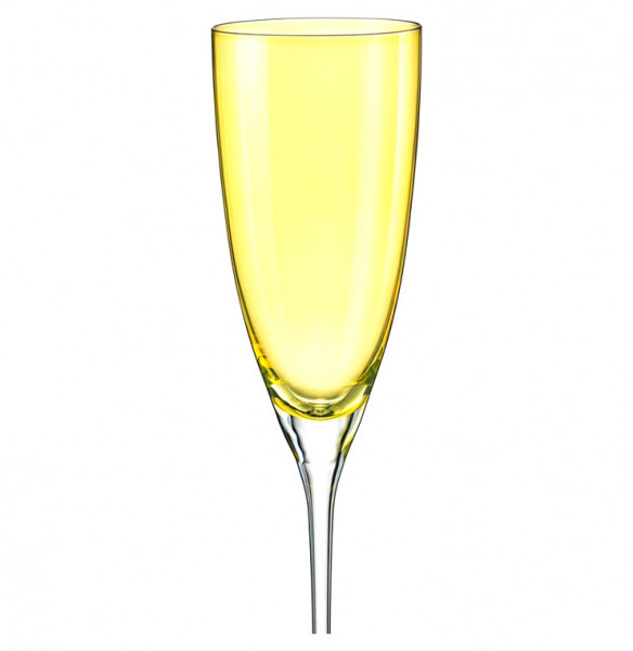 Бокал для шампанского 220 мл 1 шт желтые  Crystalex CZ s.r.o. &quot;Кейт&quot; / 264488