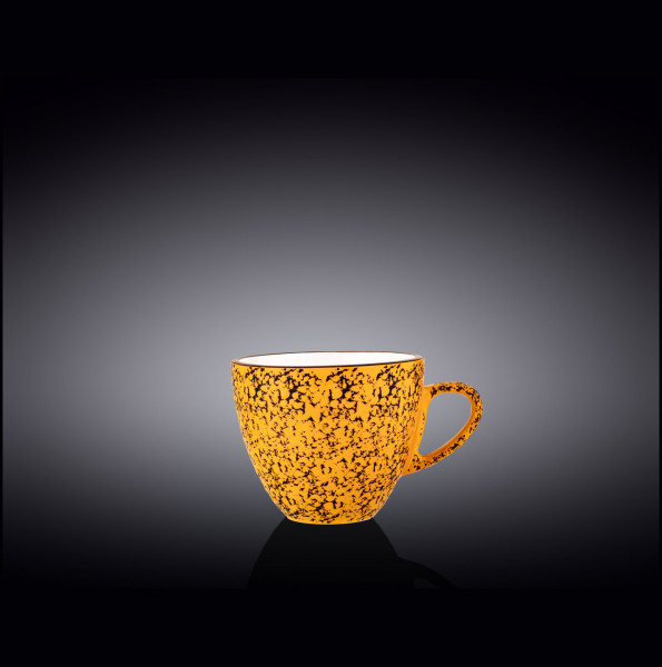 Чайная чашка 190 мл жёлтая  Wilmax &quot;Splash&quot; / 261837