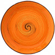 Тарелка 28 см оранжевая  Wilmax &quot;Spiral&quot; / 261576