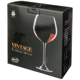 Бокалы для красного вина 850 мл 2 шт  Crystalex CZ s.r.o. &quot;Винтаче /Без декора&quot; / 111272