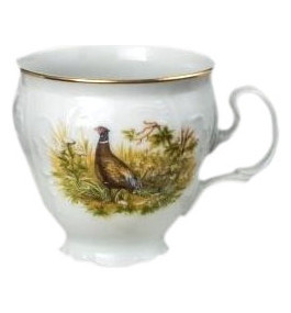 Кофейная чашка 170 мл 1 шт высокая н/н  Thun "Бернадотт /Охота" / 156248