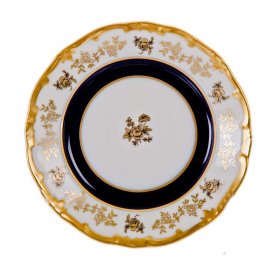 Набор тарелок 19 см 6 шт Weimar Porzellan "Анна-Амалия /Золотой букет" / 015372